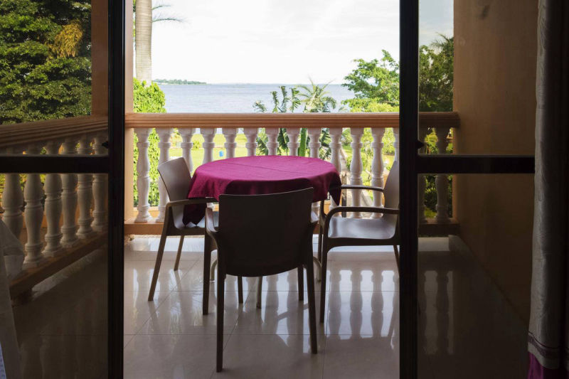 Superior Room balcony overlooking Lake Victoria